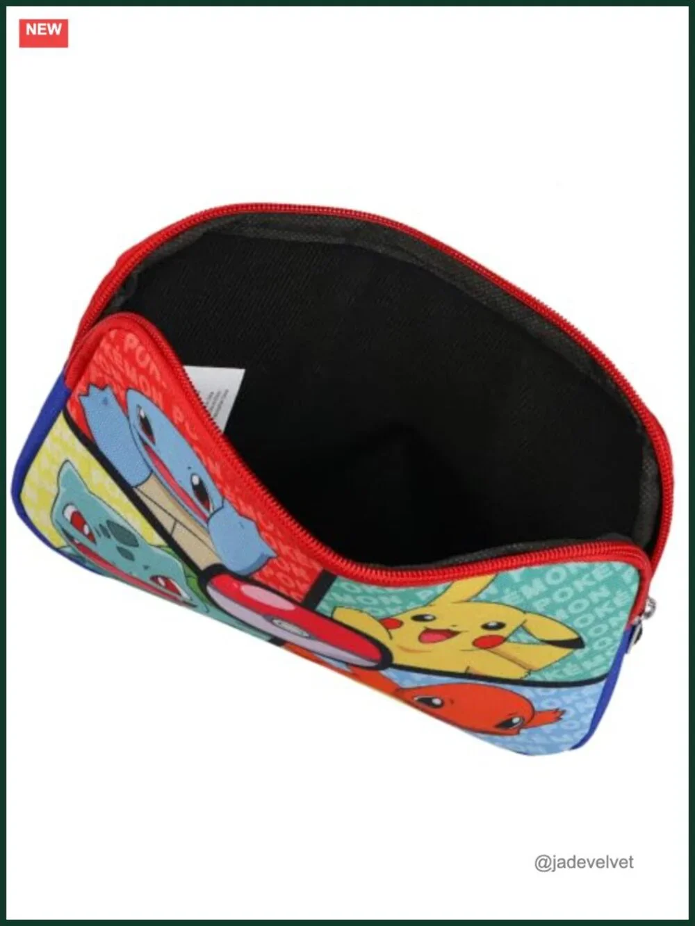 Pokemon Backpack 5-Piece Set Pikachu Charmander School Gear Pencil Case